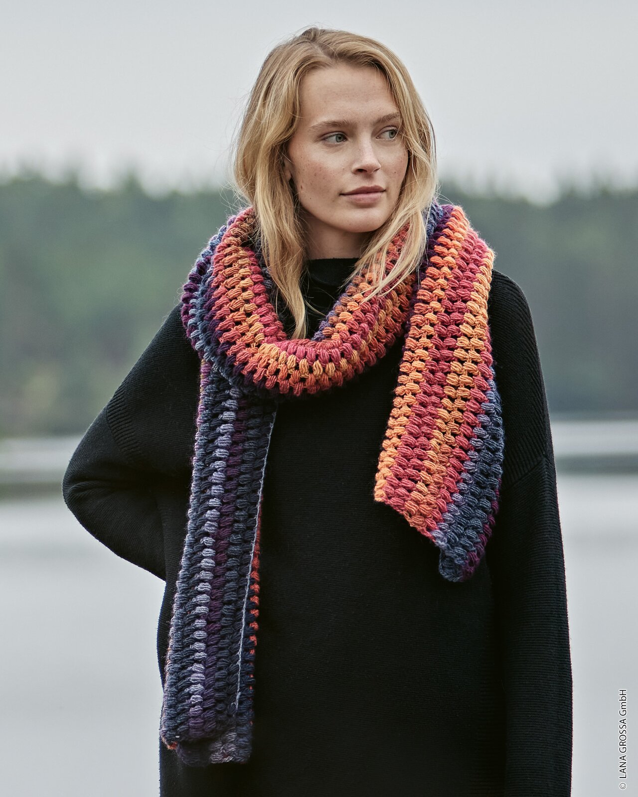 Models – CROCHET SCARF - Gomitolo Aida – LANA GROSSA